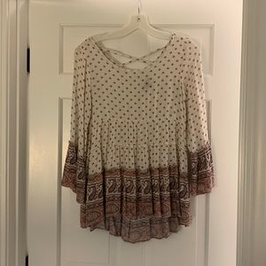 American Eagle flowy blouse